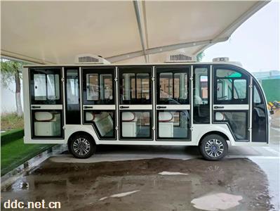  利凯士得电动带门观光车 电动旅游观光车 豪华座椅
